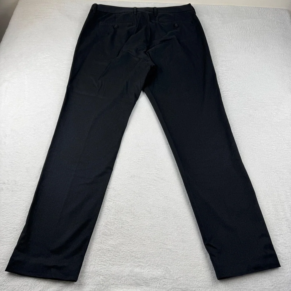 Bonobos Weekday Warrior Dress Pants Mens 33x32 Black Slim Fit Thursday Stretch